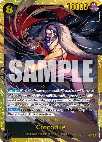 Crocodile (OP14-120) [The Azure Sea's Seven] Bandai