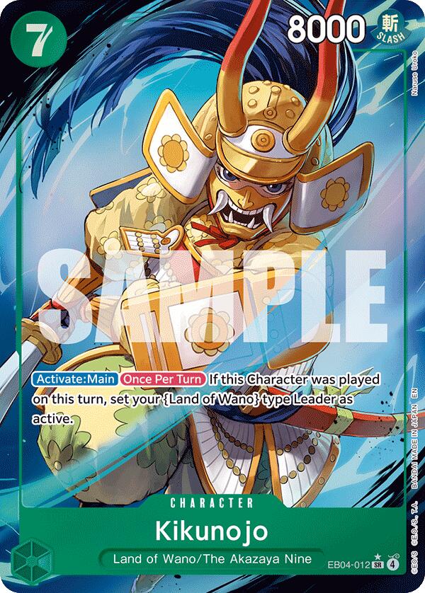 Kikunojo (Alternate Art) [The Azure Sea's Seven] Bandai