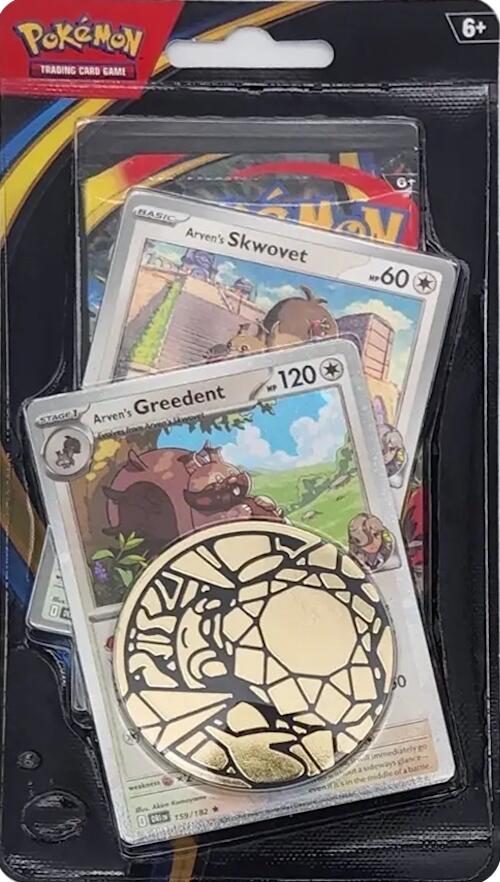 Mega Evolution: Phantasmal Flames - Premium Checklane Blister (Arven's Greedent) Pokémon