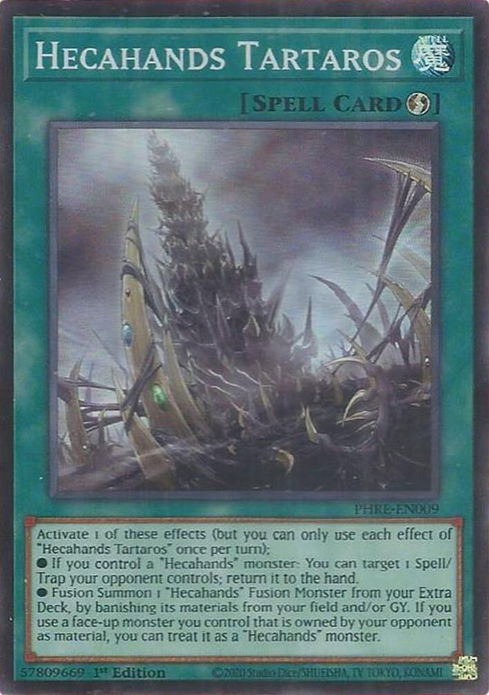 Hecahands Tartaros (Super Rare) [PHRE-EN009] Super Rare Yu-Gi-Oh!