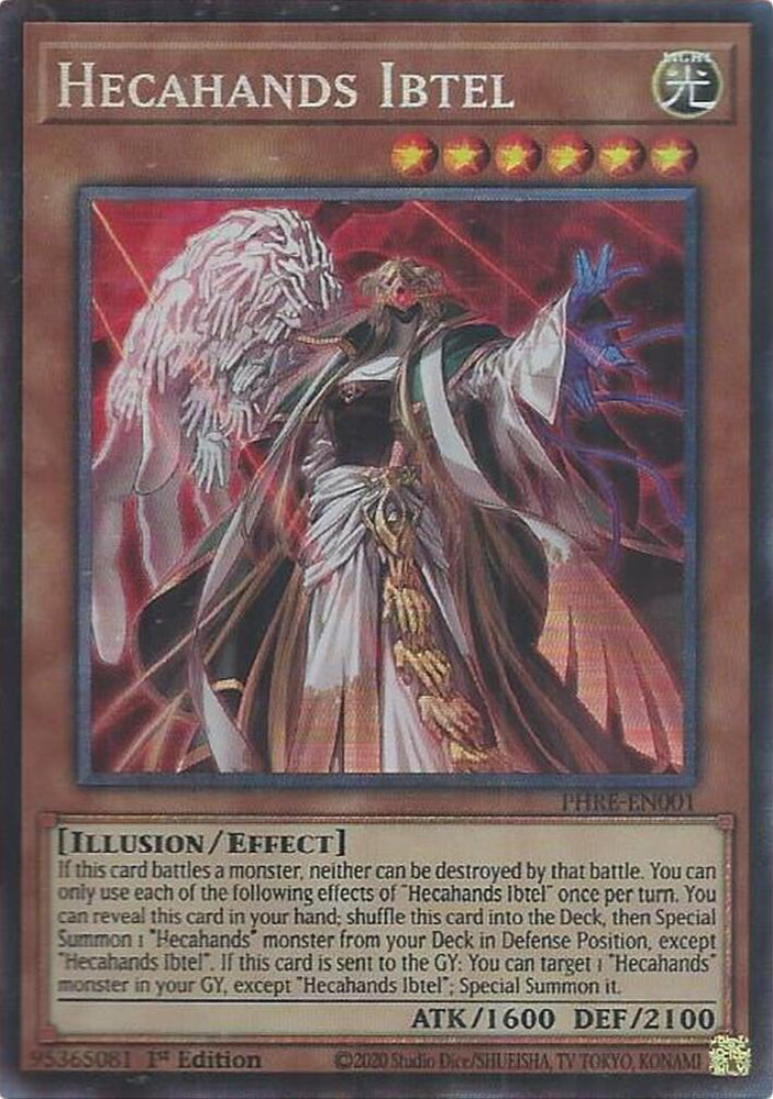 Hecahands Ibtel (CR) [PHRE-EN001] Collector's Rare Yu-Gi-Oh!