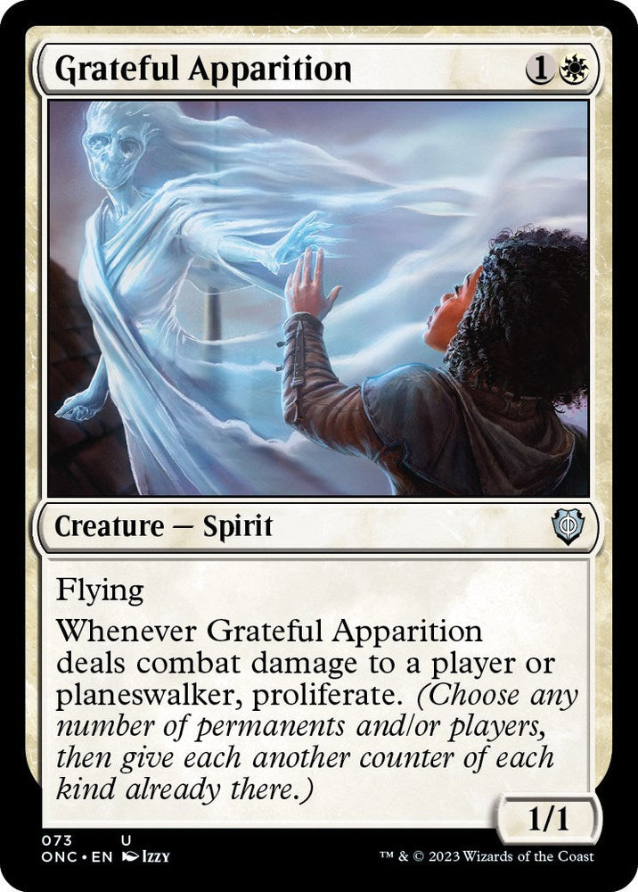 Grateful Apparition [Phyrexia: All Will Be One Commander] Magic: The Gathering