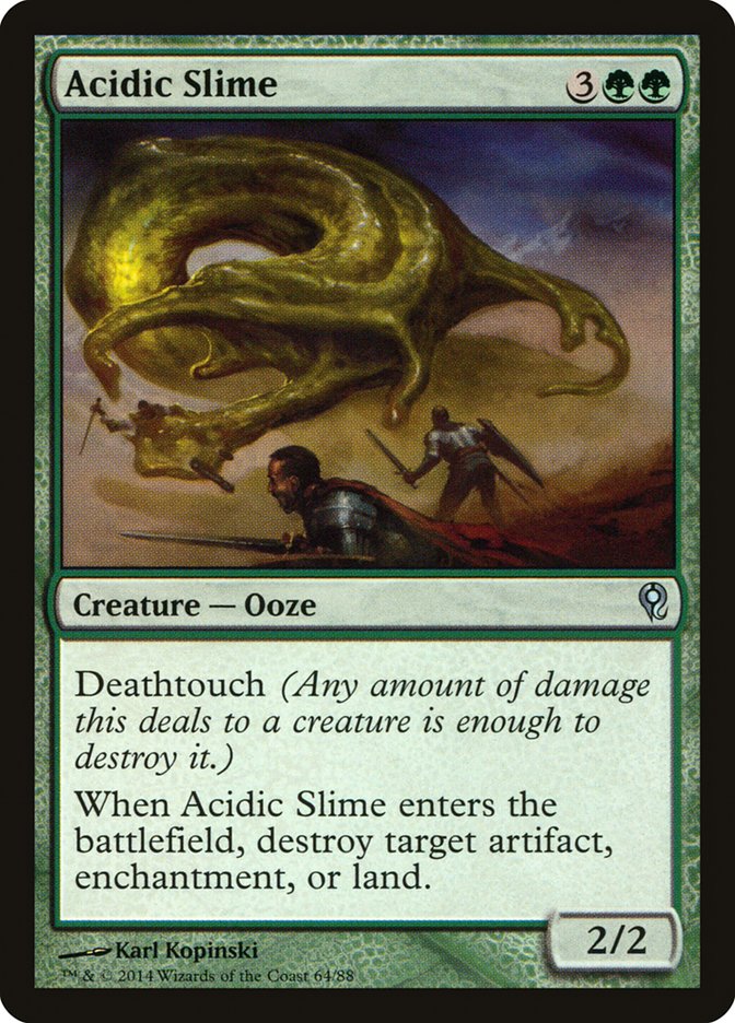 Acidic Slime [Duel Decks: Jace vs. Vraska] Magic: The Gathering