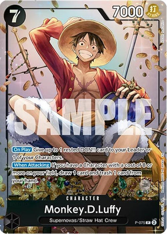 Monkey.D.Luffy (Tin Pack Set Vol. 2) [One Piece Promotion Cards] Bandai