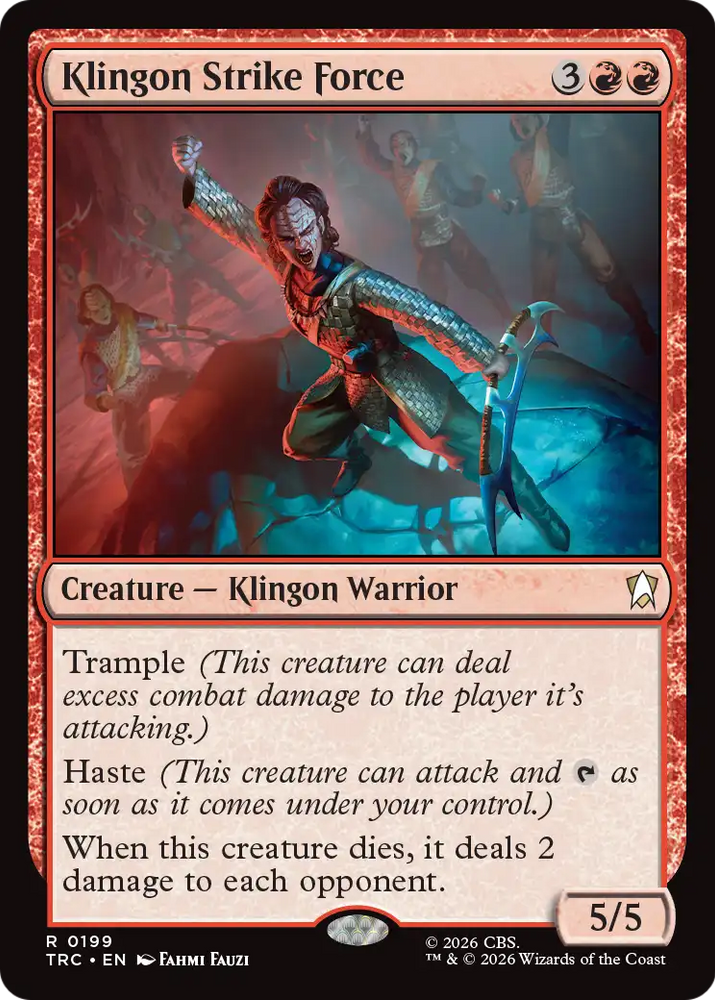 Klingon Strike Force [Star Trek Commander] Magic: The Gathering