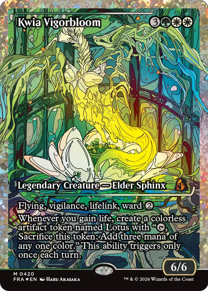 Kwia Vigorbloom (Showcase) (Fracture Foil) (0420) [Reality Fracture] Magic: The Gathering