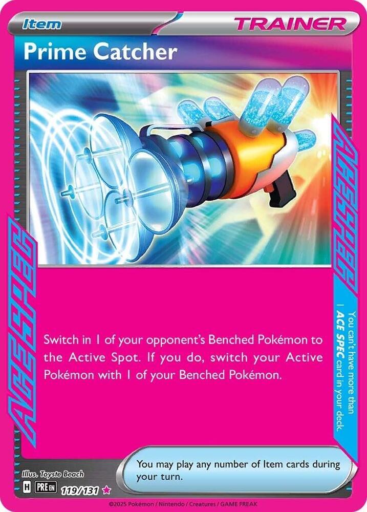 Prime Catcher (119/131) [Scarlet & Violet: Prismatic Evolutions] Pokémon