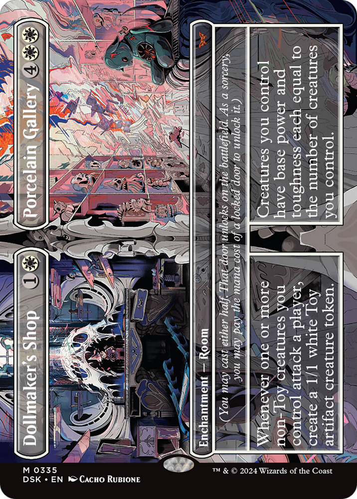 Dollmaker's Shop // Porcelain Gallery (Borderless) [Duskmourn: House of Horror] Magic: The Gathering