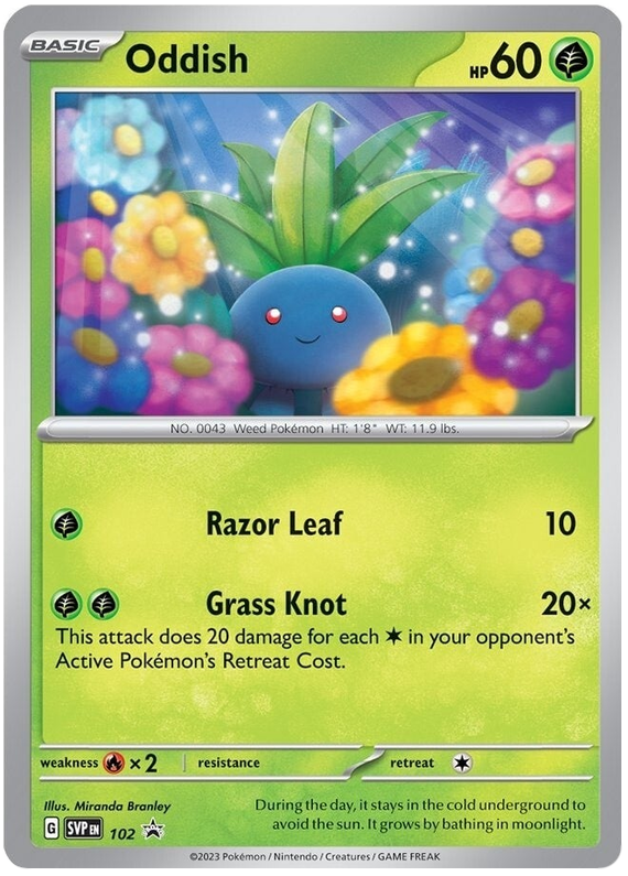 Oddish (102) [Scarlet & Violet: Black Star Promos] Pokémon