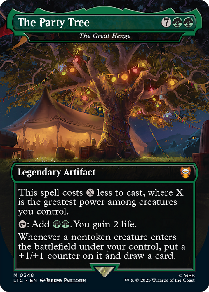 The Party Tree - The Great Henge [The Lord of the Rings: Tales of Middle-Earth Commander] Magic: The Gathering