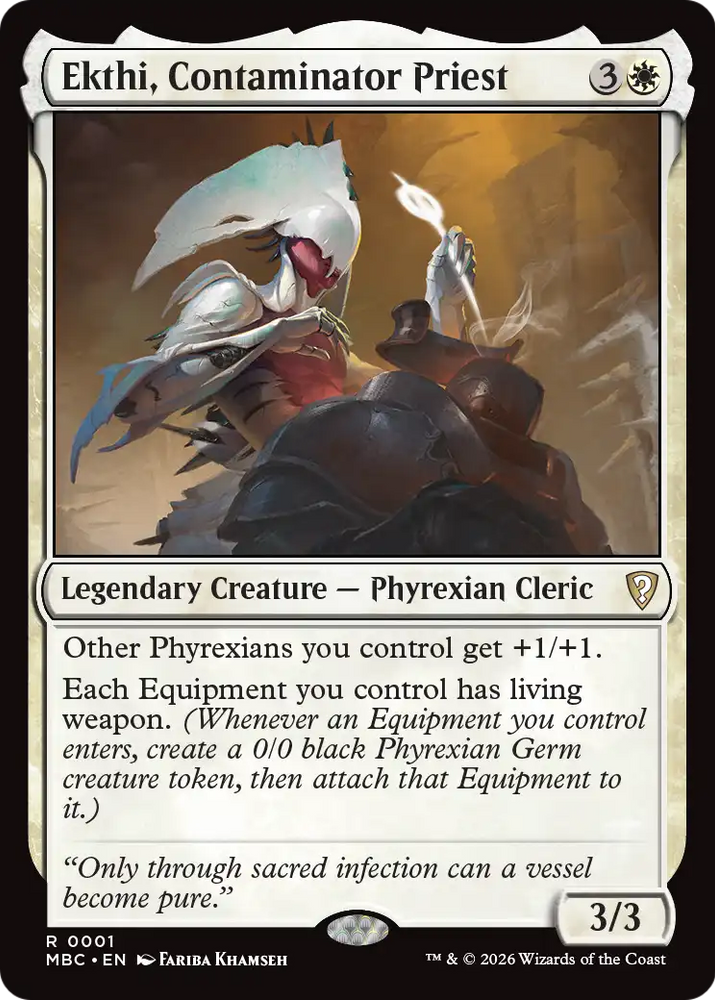 Ekthi, Contaminator Priest [Mystery Booster: Commander Edition] Magic: The Gathering