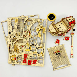 Wa-gu-mi One Piece Thousand Sunny Ship Model Wooden 3D Puzzl