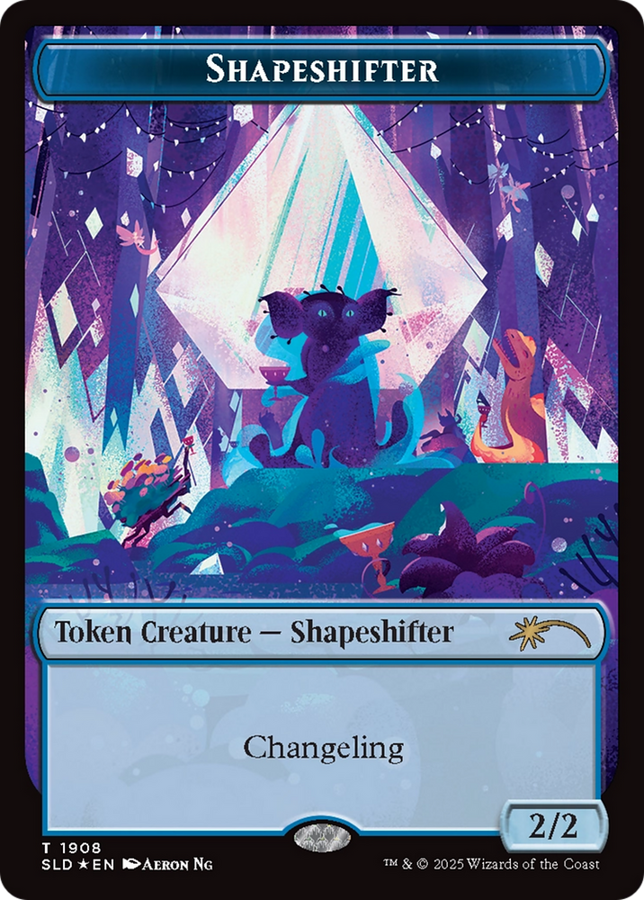 Shapeshifter Token (1908) (Double Rainbow Foil) [Secret Lair Drop Series] Magic: The Gathering