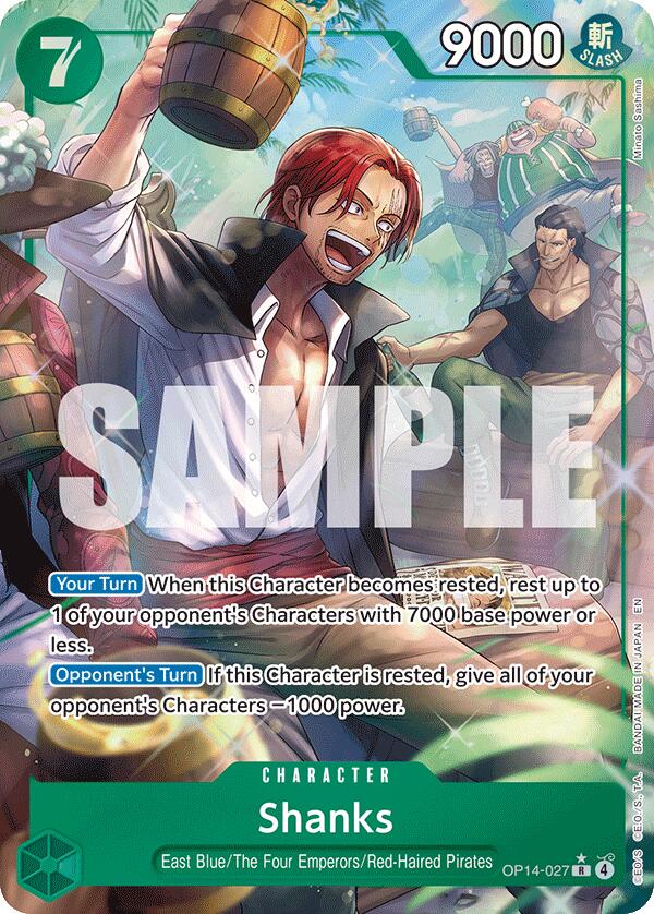 Shanks (Alternate Art) [The Azure Sea's Seven] Bandai