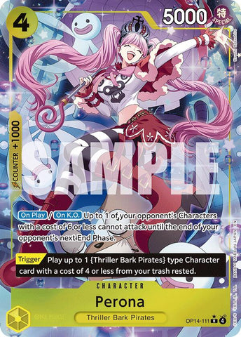 Perona (111) (Alternate Art) [The Azure Sea's Seven] Bandai