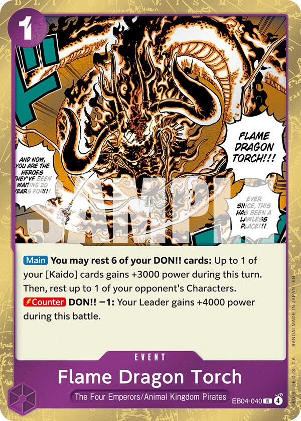 Flame Dragon Torch [The Azure Sea's Seven] Bandai