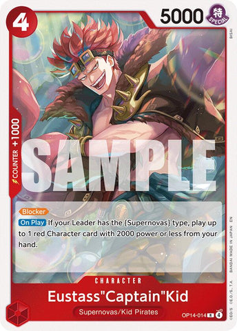 Eustass"Captain"Kid (OP14-014) [The Azure Sea's Seven] Bandai