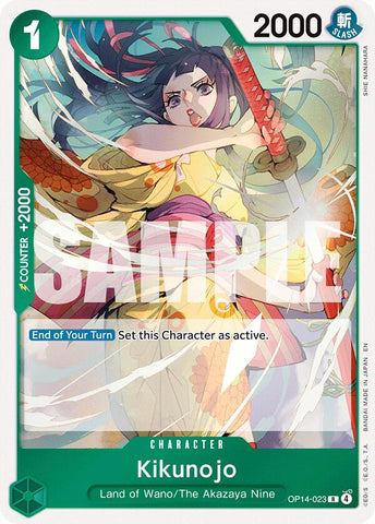 Kikunojo (OP14-023) [The Azure Sea's Seven] Bandai
