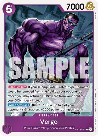 Vergo [The Azure Sea's Seven] Bandai