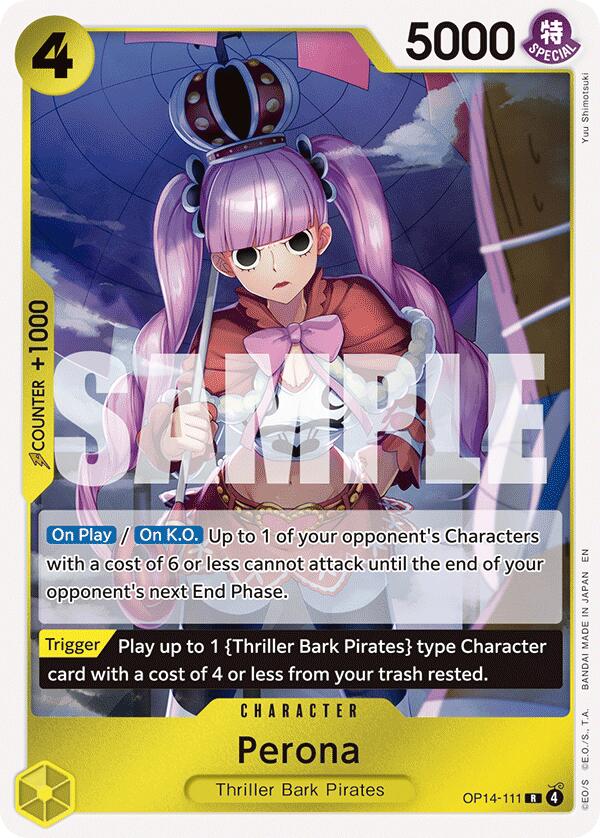 Perona (OP14-111) [The Azure Sea's Seven] Bandai