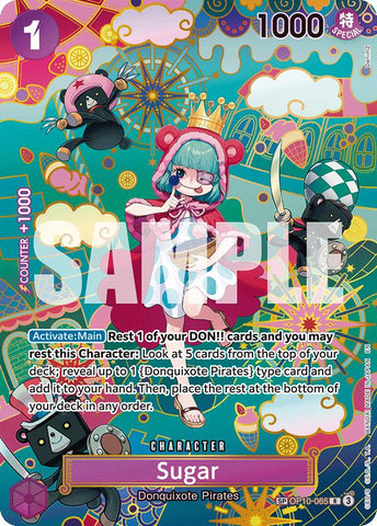 Sugar (OP10-065) (SP) [The Azure Sea's Seven] Bandai
