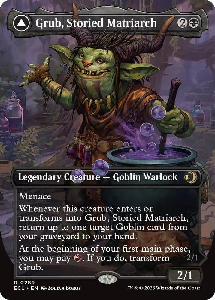 Grub, Storied Matriarch (Borderless) [Lorwyn Eclipsed] Magic: The Gathering