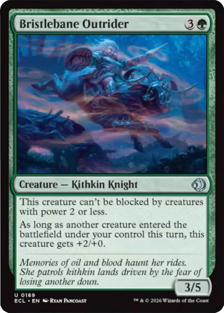Bristlebane Outrider [Lorwyn Eclipsed] Magic: The Gathering