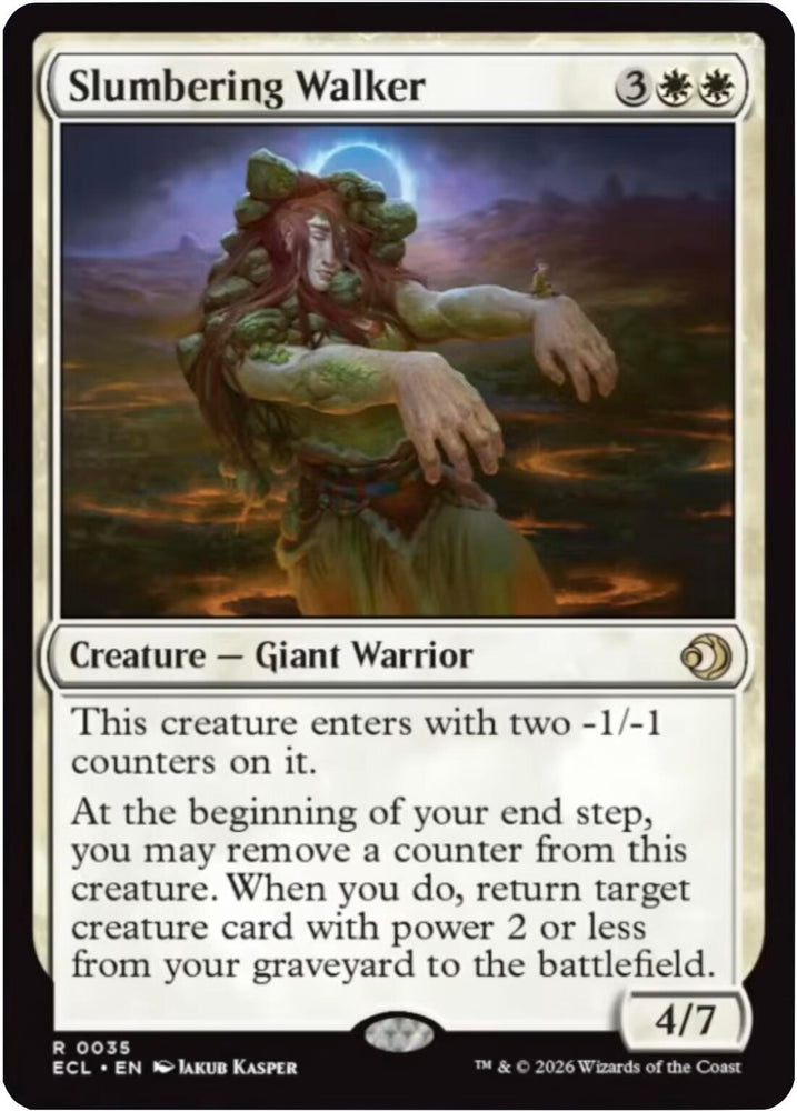 Slumbering Walker [Lorwyn Eclipsed] Magic: The Gathering