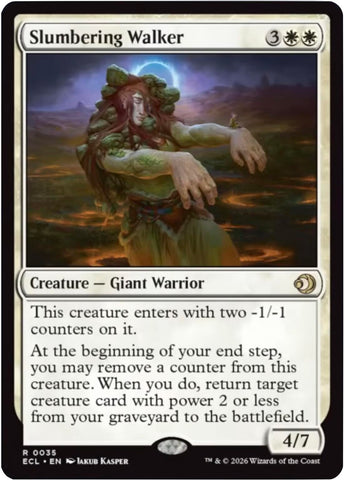 Slumbering Walker [Lorwyn Eclipsed] Magic: The Gathering