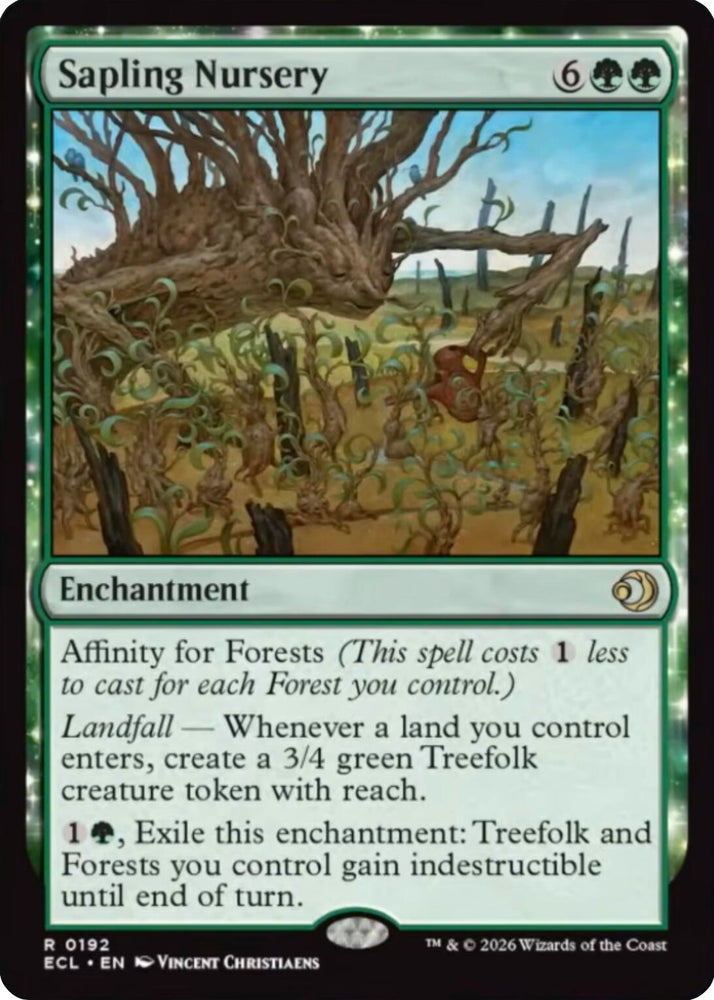Sapling Nursery [Lorwyn Eclipsed] Magic: The Gathering
