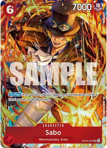 Sabo (Illustration Box Vol.5) [One Piece Promotion Cards] Bandai