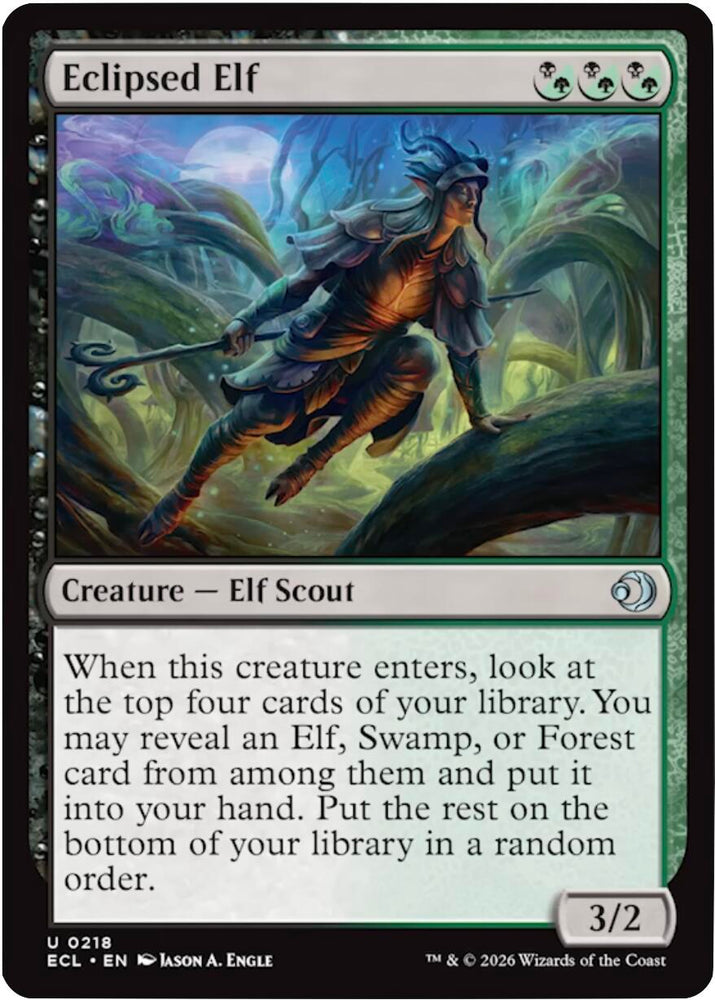 Eclipsed Elf [Lorwyn Eclipsed] Magic: The Gathering