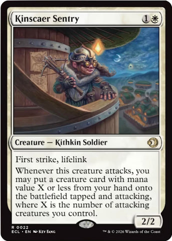 Kinscaer Sentry [Lorwyn Eclipsed] Magic: The Gathering