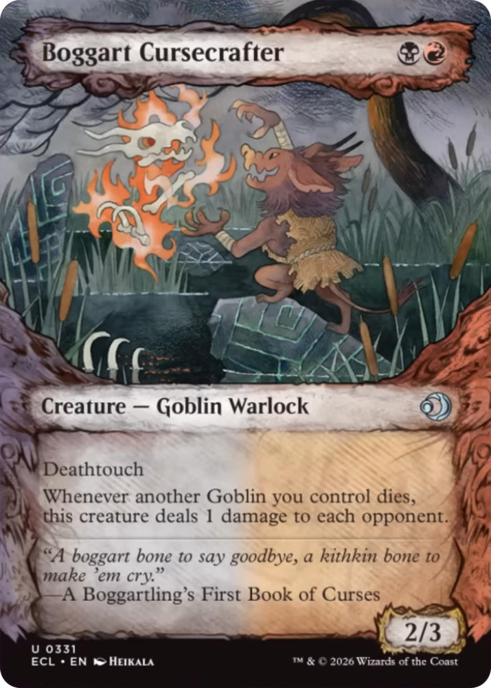 Boggart Cursecrafter (Showcase) [Lorwyn Eclipsed] Magic: The Gathering