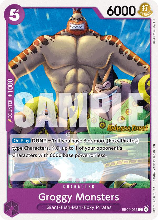 Groggy Monsters [The Azure Sea's Seven Release Event Cards]