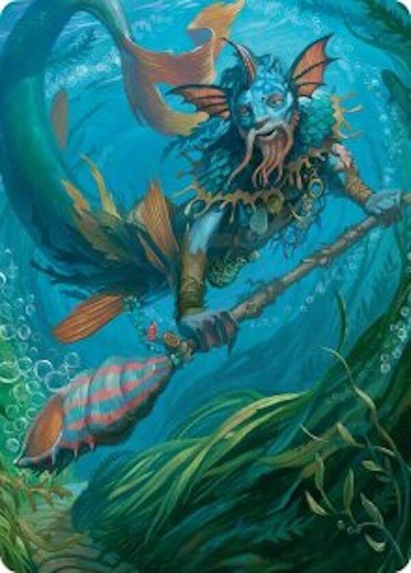 Sygg, Wanderwine Wisdom Art Card [Lorwyn Eclipsed Art Series] Magic: The Gathering