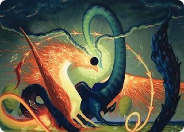 Celestial Reunion Art Card (42/54) [Lorwyn Eclipsed Art Series] Magic: The Gathering