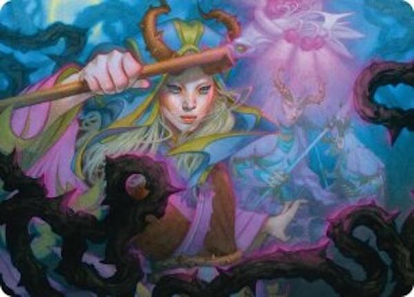 Stoic Grove-Guide Art Card [Lorwyn Eclipsed Art Series] Magic: The Gathering