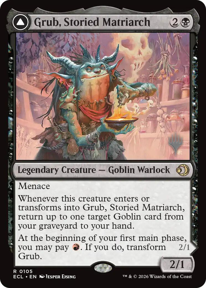 Grub, Storied Matriarch [Lorwyn Eclipsed Promos] Magic: The Gathering