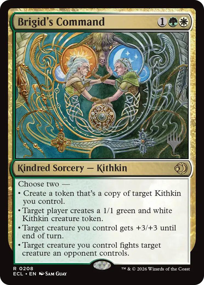 Brigid's Command [Lorwyn Eclipsed Promos] Magic: The Gathering