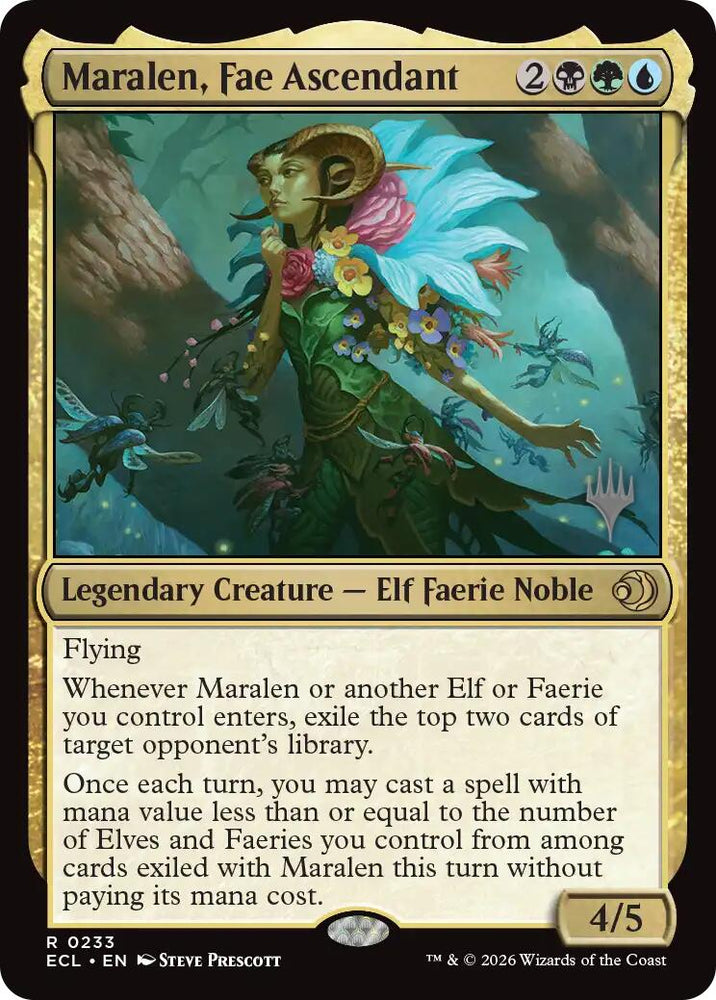 Maralen, Fae Ascendant [Lorwyn Eclipsed Promos] Magic: The Gathering