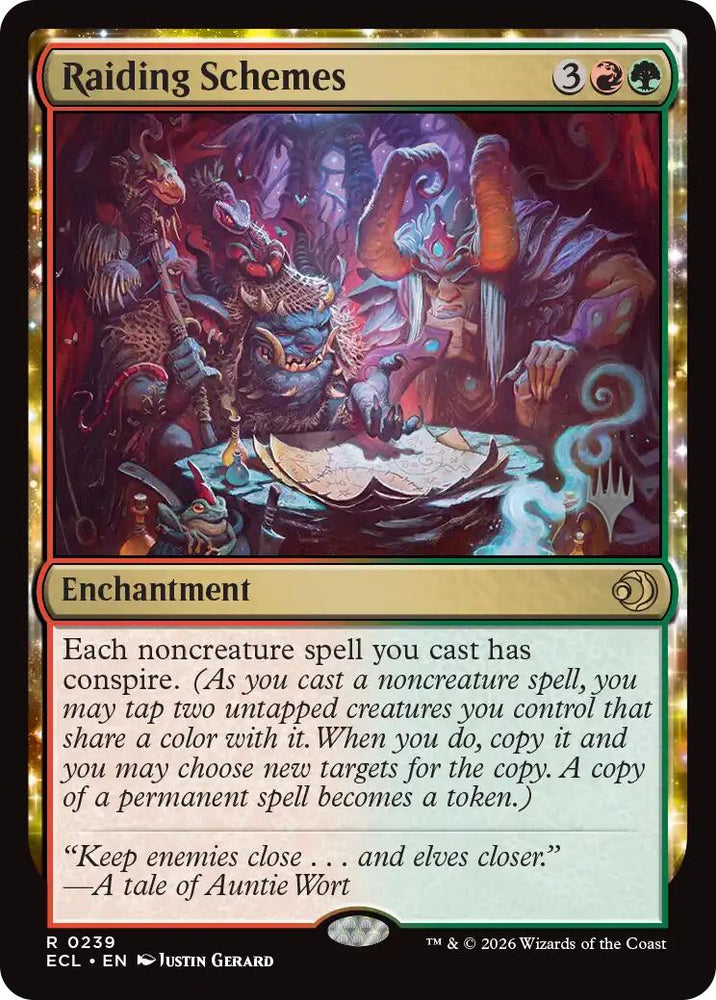 Raiding Schemes [Lorwyn Eclipsed Promos] Magic: The Gathering