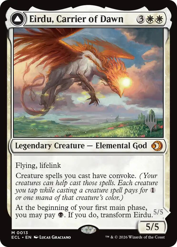 Eirdu, Carrier of Dawn [Lorwyn Eclipsed Promos] Magic: The Gathering