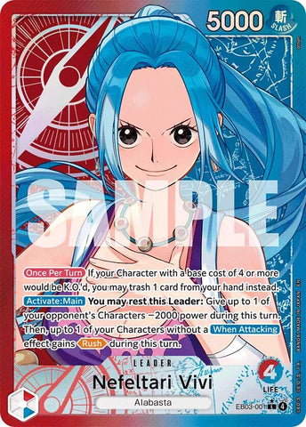 Nefeltari Vivi - 001 (Alternate Art) [Extra Booster: One Piece Heroines Edition] Bandai