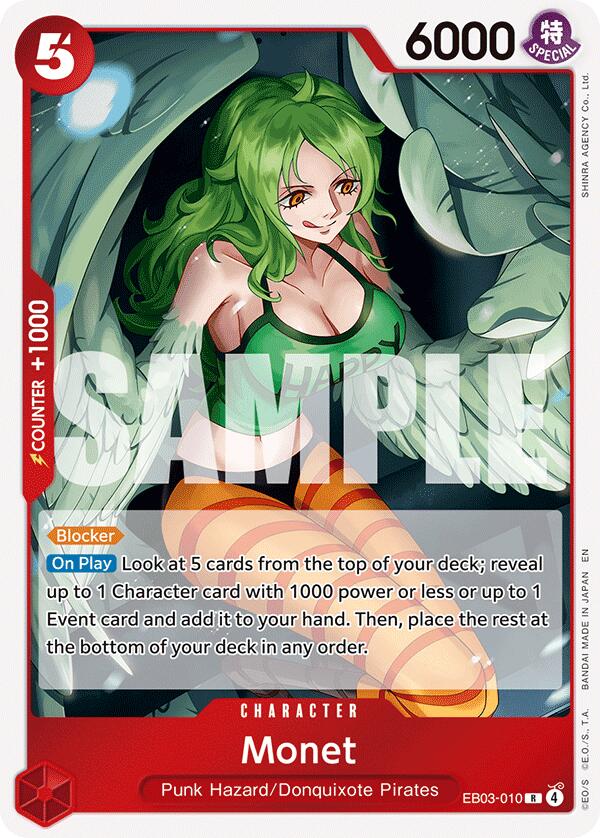 Monet [Extra Booster: One Piece Heroines Edition] Bandai