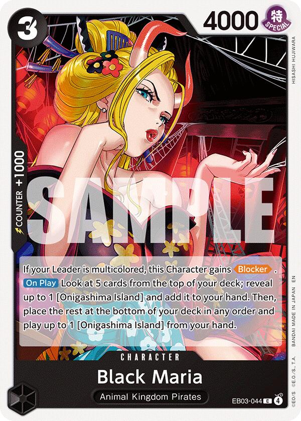Black Maria [Extra Booster: One Piece Heroines Edition] Bandai