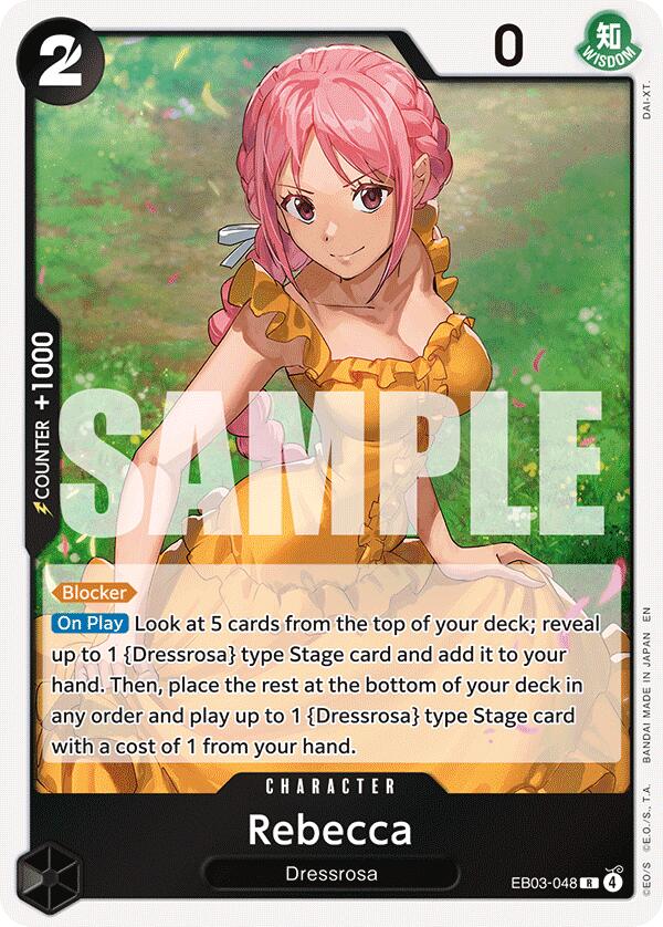 Rebecca [Extra Booster: One Piece Heroines Edition] Bandai