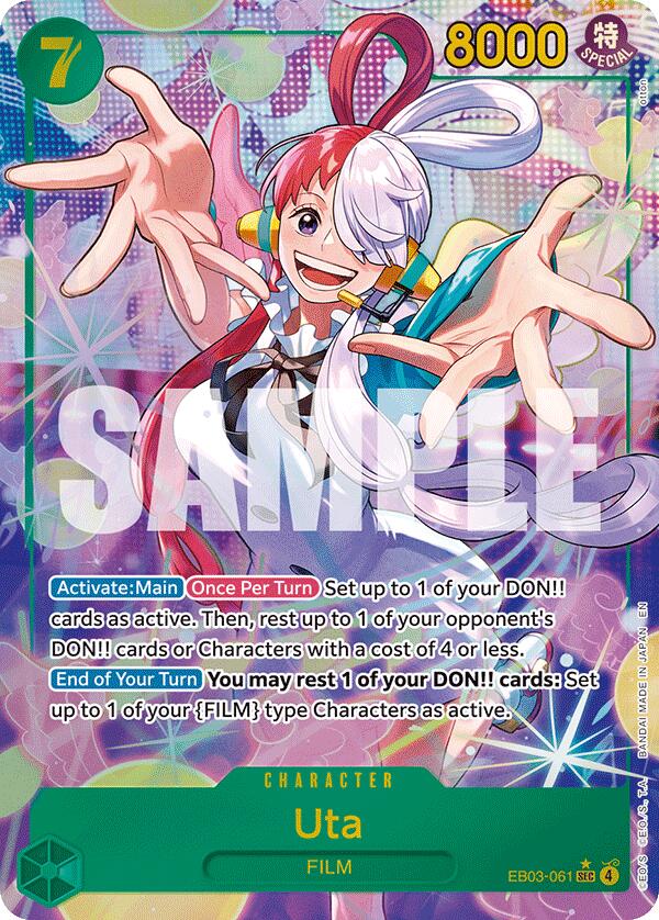 Uta (Alternate Art) [Extra Booster: One Piece Heroines Edition] Bandai