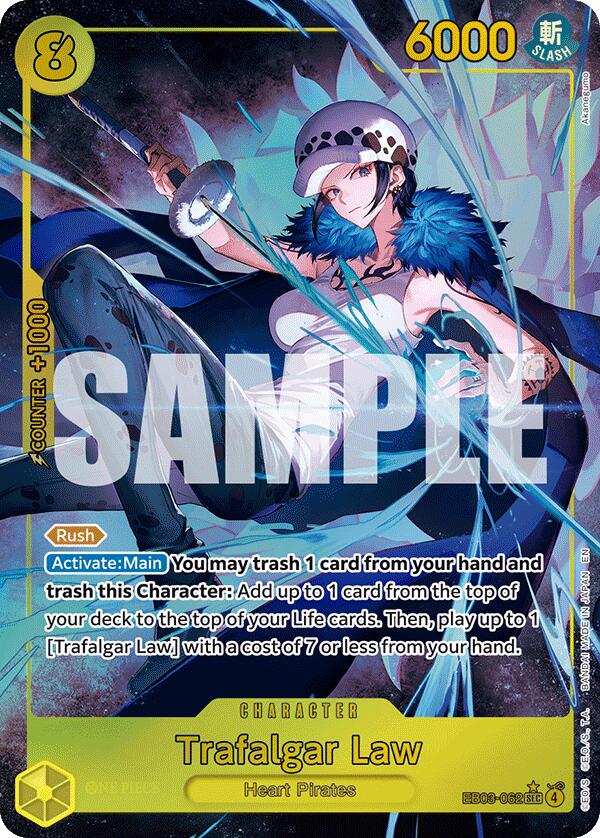 Trafalgar Law (Alternate Art) [Extra Booster: One Piece Heroines Edition] Bandai