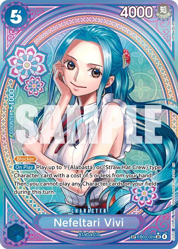 Nefeltari Vivi - 024 (SP) [Extra Booster: One Piece Heroines Edition] Bandai
